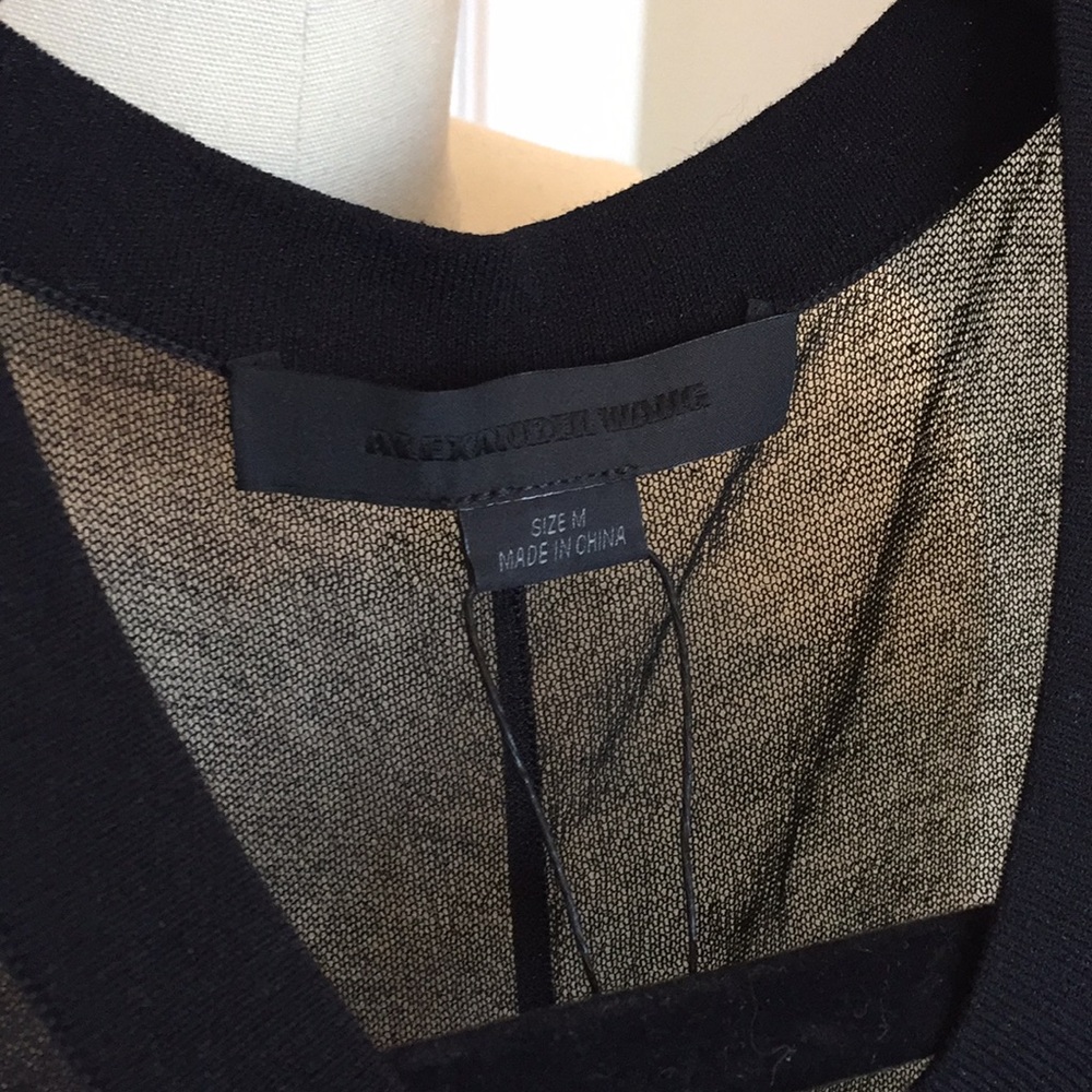 NWT Alexander Wang Bodycon Cap Sleeve Dress - Picture 8 of 8